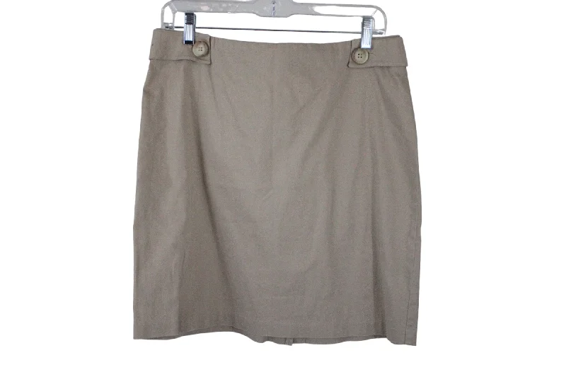 Fashion Bug Tan Skirt | 12 chiffon skirt flowing