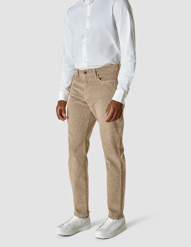 Corduroy Pants Khaki Comfortable Fleece Pants
