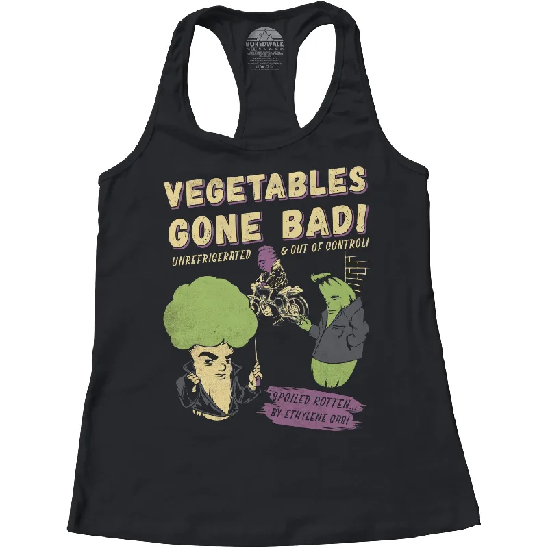 Women's Vegetables Gone Bad Racerback Tank Top seamless tank top