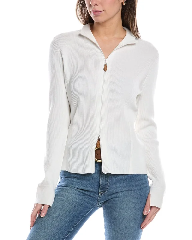 tyler boe Ribbed Cardigan Mesh Fabric Canvas Fabric Denim Fabric