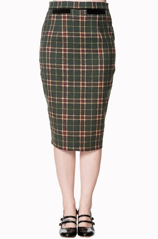 Banned Apparel - Bliss Skirt button skirt front