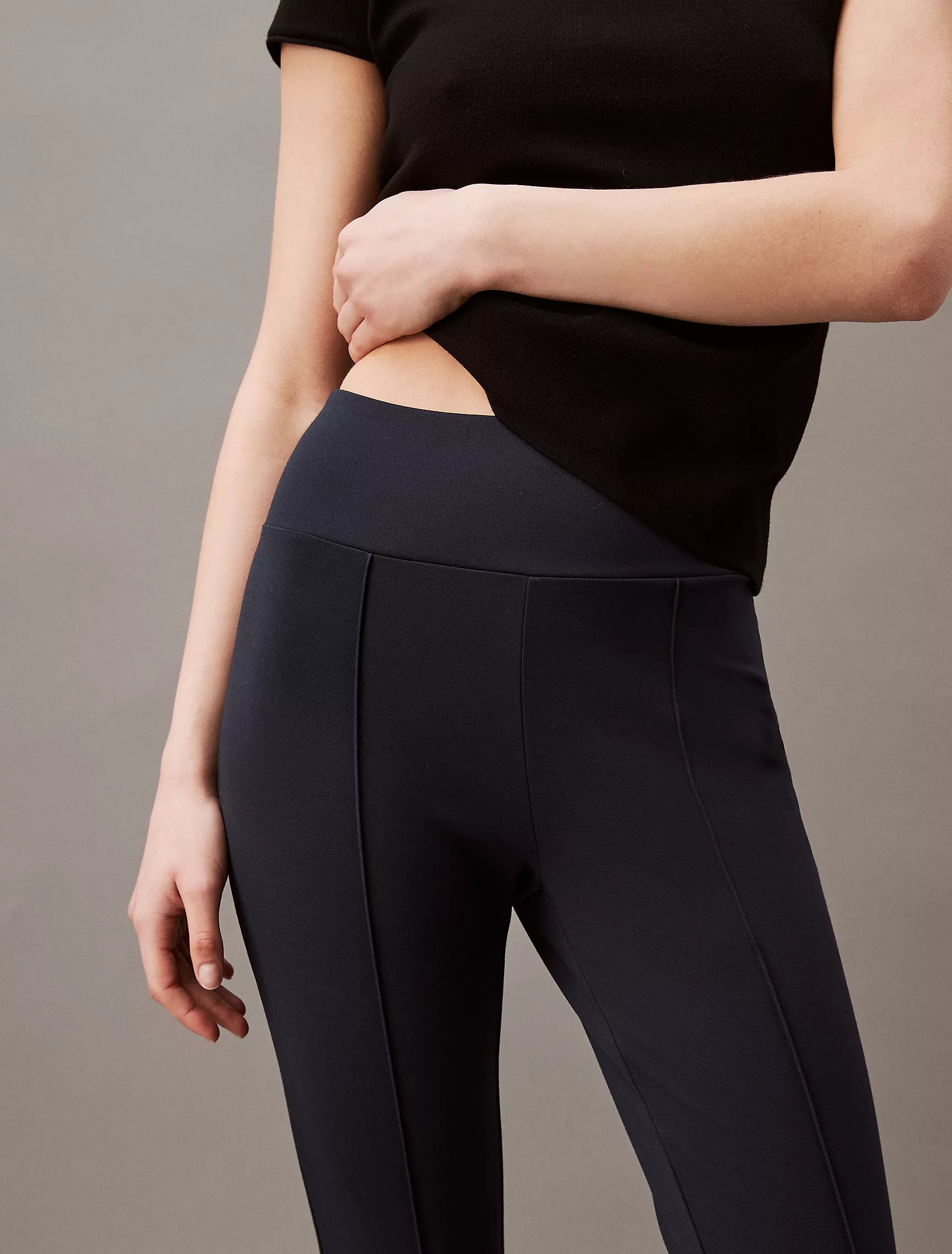 Calvin Klein Ponte Skinny Fit Pants - Women Trendy Velvet Pants