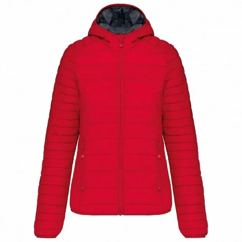 Kariban Womens/Ladies Lightweight Hooded Padded Jacket Quilted Jacket Puffer Jacket Insulated Jacket