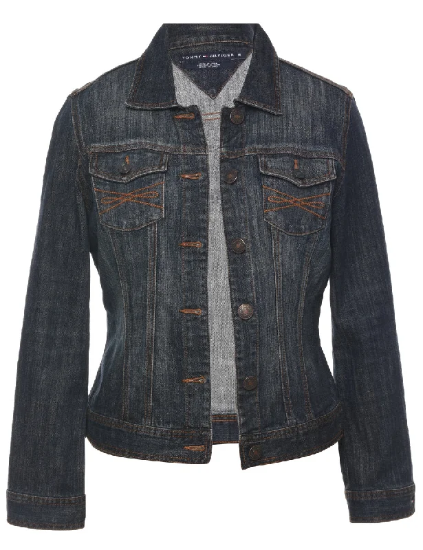 Tommy Hilfiger Denim Jacket - M Oversized Jacket Tailored Jacket Straight Jacket