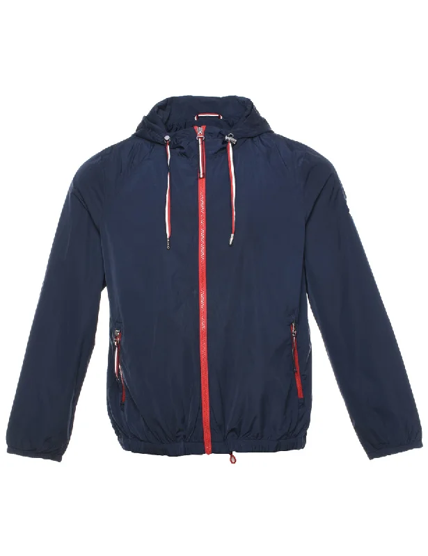 Tommy Hilfiger Jacket - M Denim Fabric Leather Fabric Suede Fabric