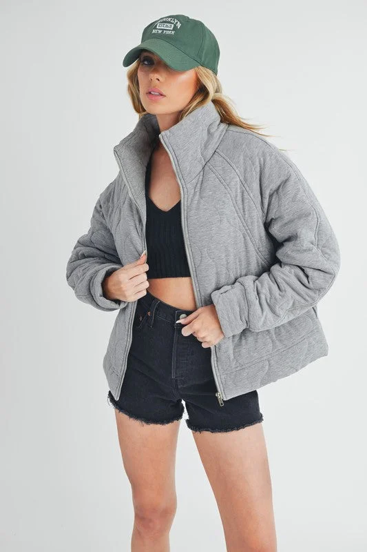 Darla Quilted Jacket Fitted Jacket Loose Jacket Oversized Jacket