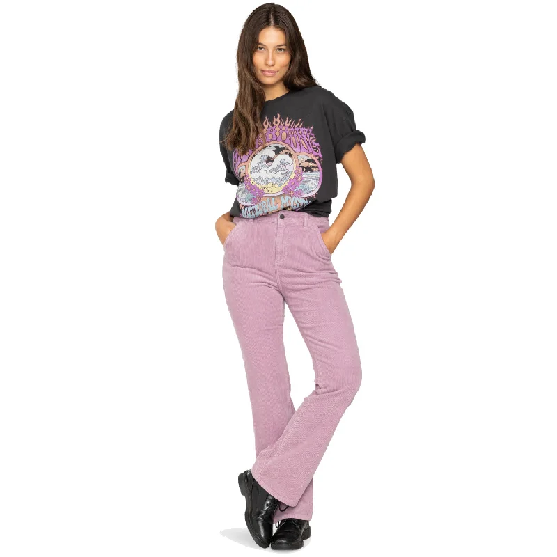 Billabong Wave Wide Leg Corduroy Pants Stretch Fit Pants
