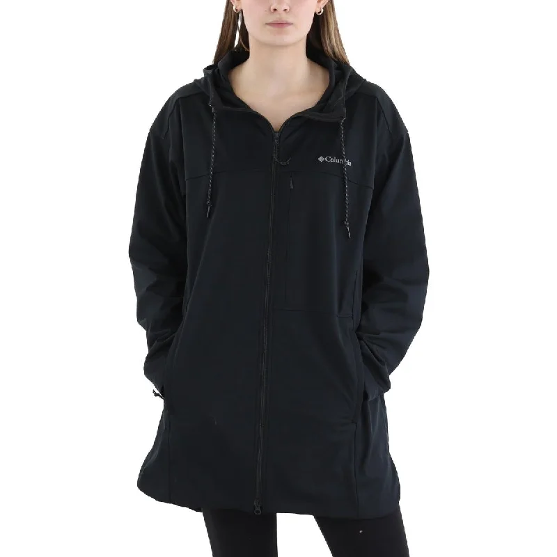Columbia Womens Logo  Soft Shell Jacket Satin Jacket Silk Jacket Chiffon Jacket