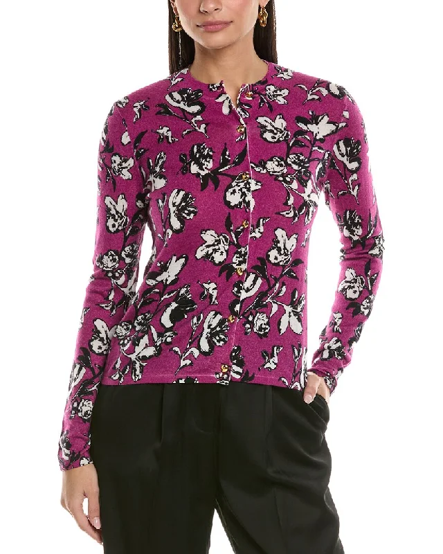 St. John Wool Cardigan Boxy Cardigan Fitted Cardigan A-Line