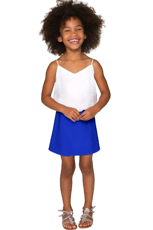 Royal Blue Aria A-Line Skirt - Girls wool skirt warm