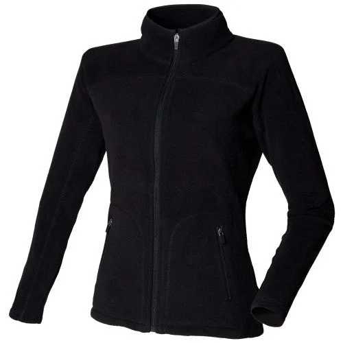 Skinni Fit Ladies/Womens Lightweight Anti Pill Microfleece Jacket Oversized Jacket Tailored Jacket Straight Jacket