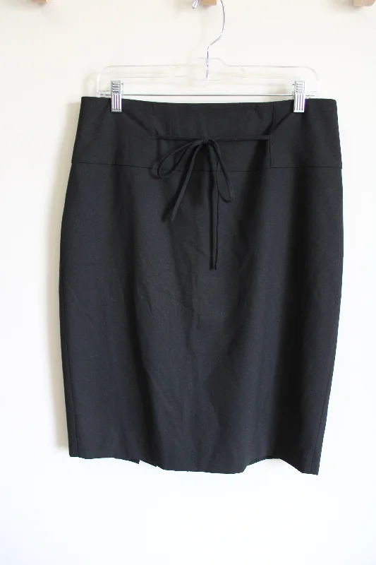 The Limited Black Front Bow Skirt | 12 flowy skirt hem