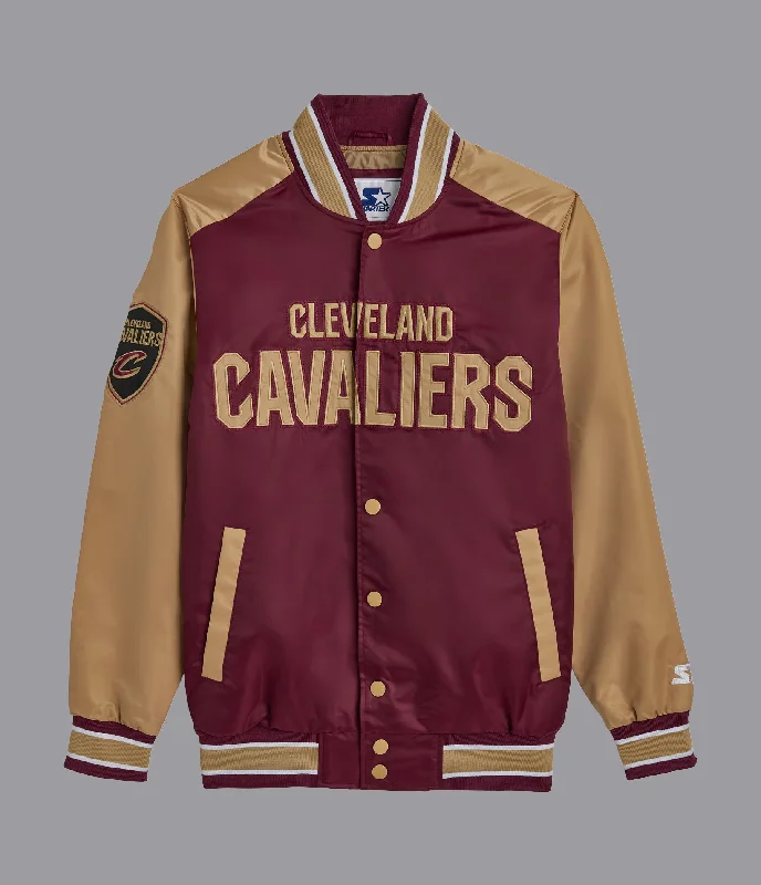 Cleveland Cavaliers The Renegade Varsity Jacket Print Jacket Jacquard Jacket Embroidered Jacket