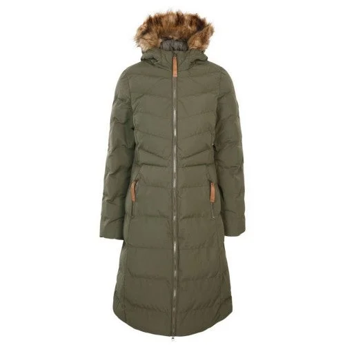 Trespass Womens/Ladies Audrey Padded Jacket Faux Fur Fabric Real Fur Fabric Shearling Fabric