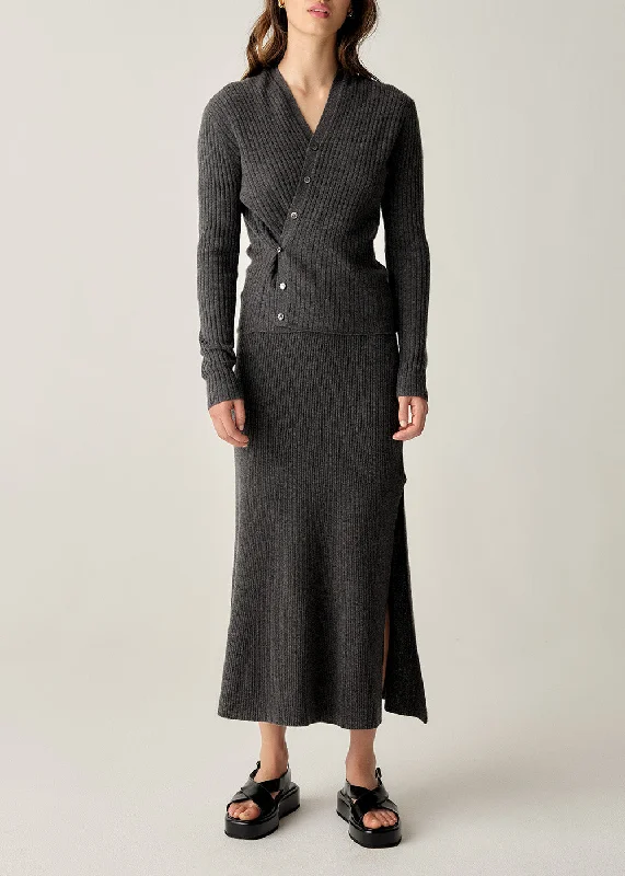 Inez Cardigan Collared Crew Neck Turtle Neck