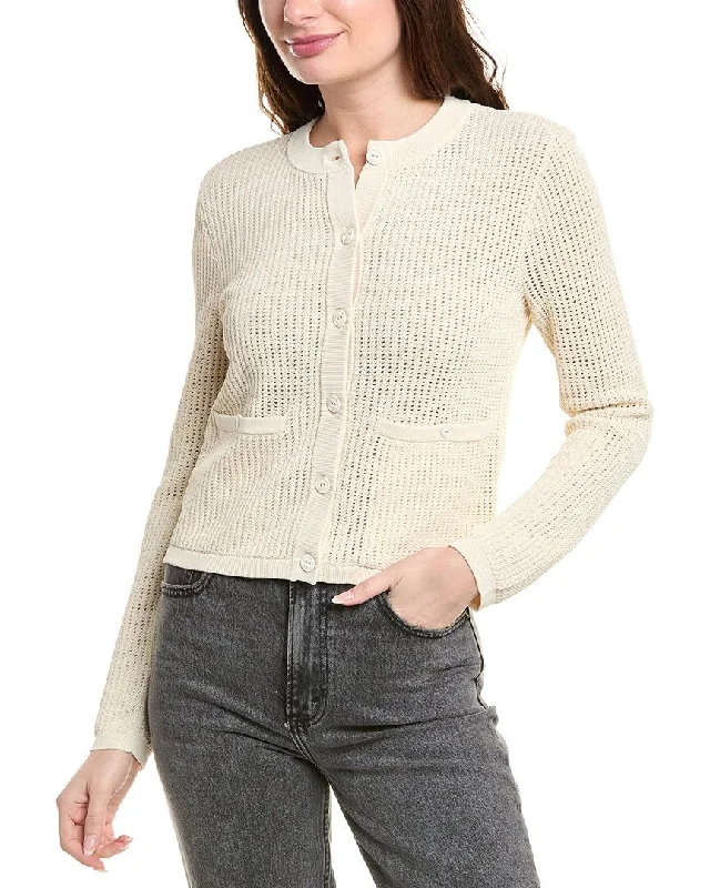 rag & bone Viola Cardigan Fleece Cardigan Nylon Polyester