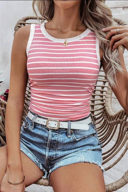 PRICKLE & POLLY - Stripe Tank mint tank top