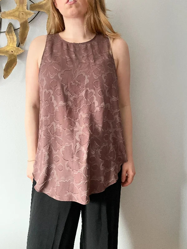 Wilfred Dusty Rose Floral Tank Top - Large floral tank top