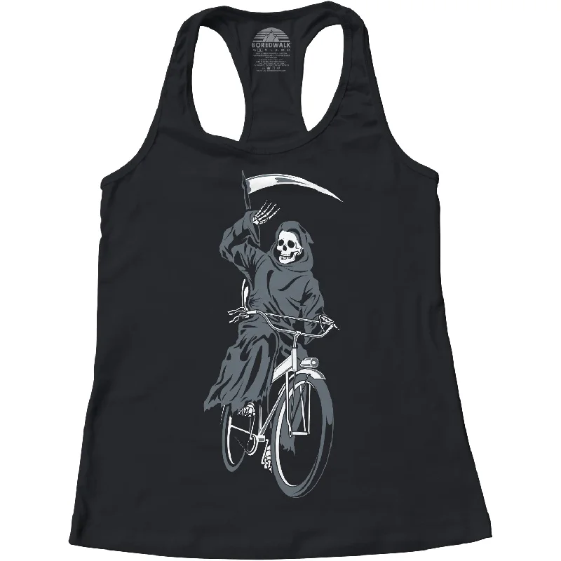 Women's Death Takes a Holiday Racerback Tank Top open back tank