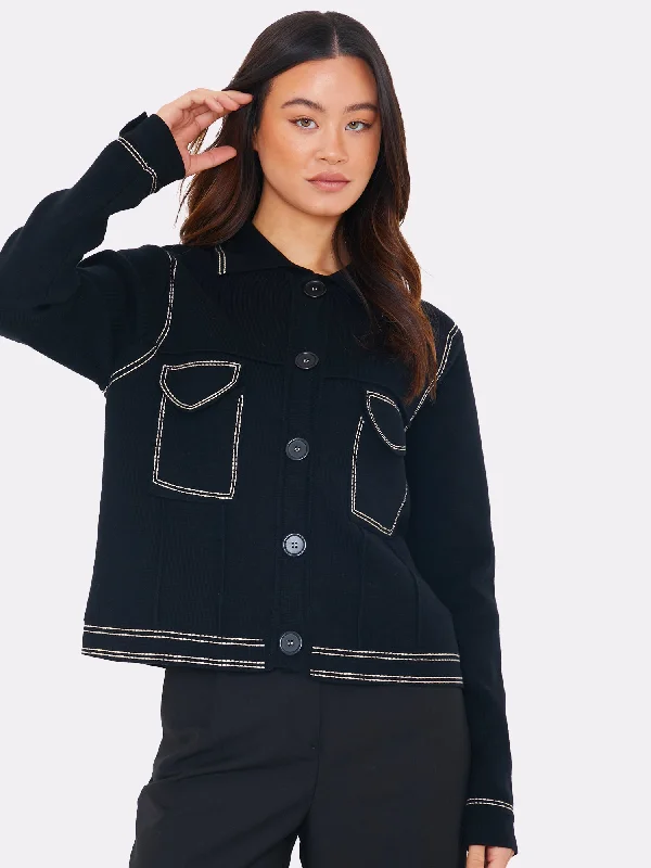 Jean Knitted Jacket Faux Fur Jacket Real Fur Jacket Shearling Jacket