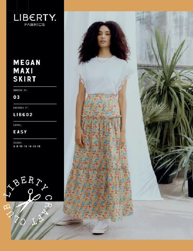 Liberty Megan Maxi Skirt denim skirt classic