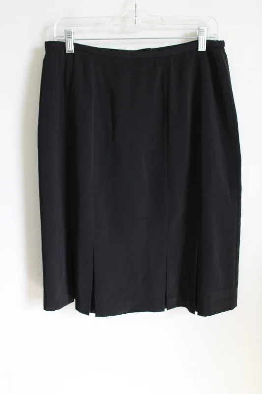 Black Norton McNaughton Skirt | 10 denim skirt classic