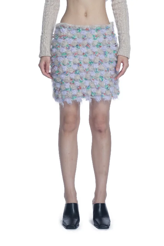 Skirt ruffled skirt detail