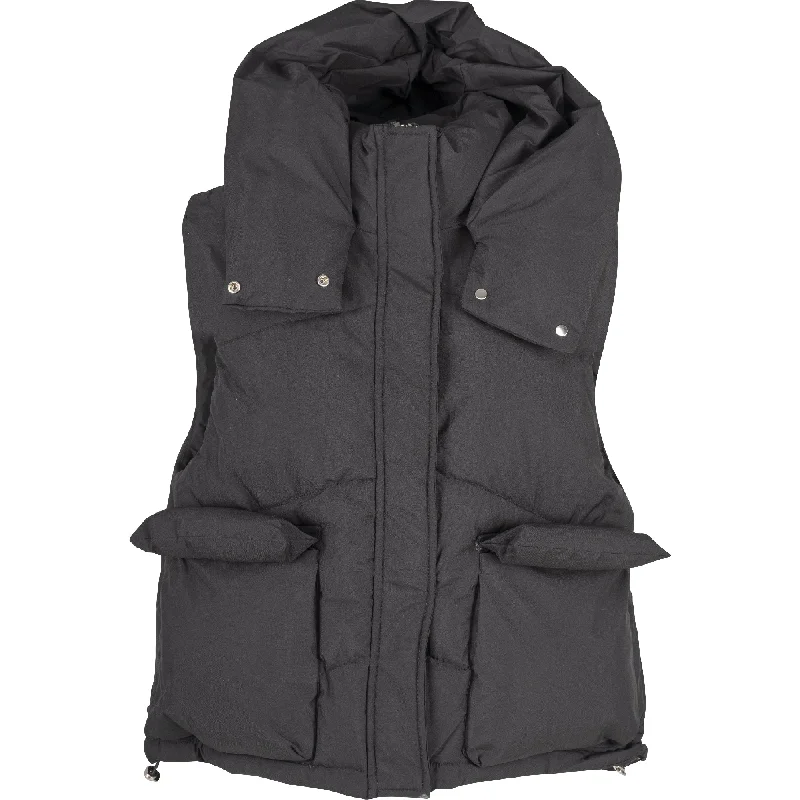 Astrid – Women's Sleeveless Woven Jacket Insulated Jacket Fitted Jacket Loose Jacket