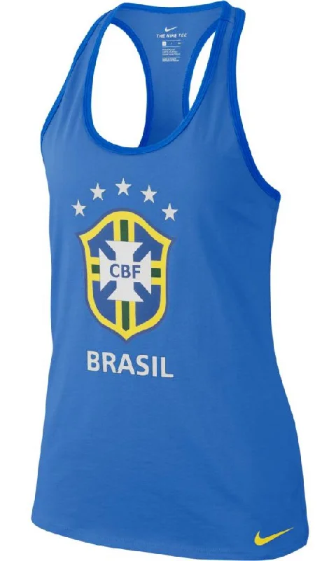 Nike Brasil 2018 Women's Tank Top - Blue/Yellow ivory tank top