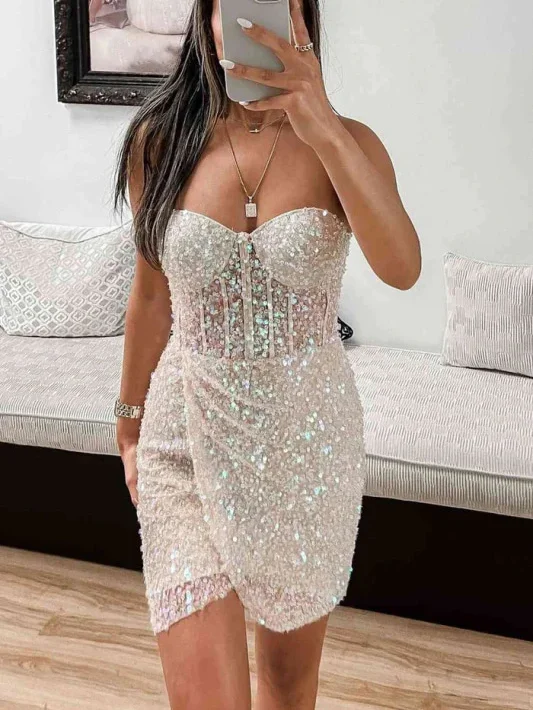 Amazing Sweetheart Satin Short Homecoming Dresses Sleeveless Mini Party Dresses Tunics New arrival
