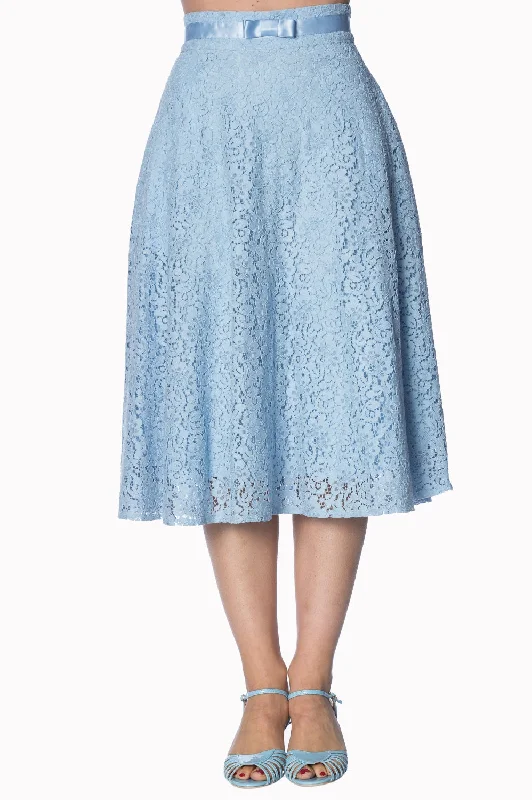 Banned Apparel - Love Lace Skirt ruffled skirt detail