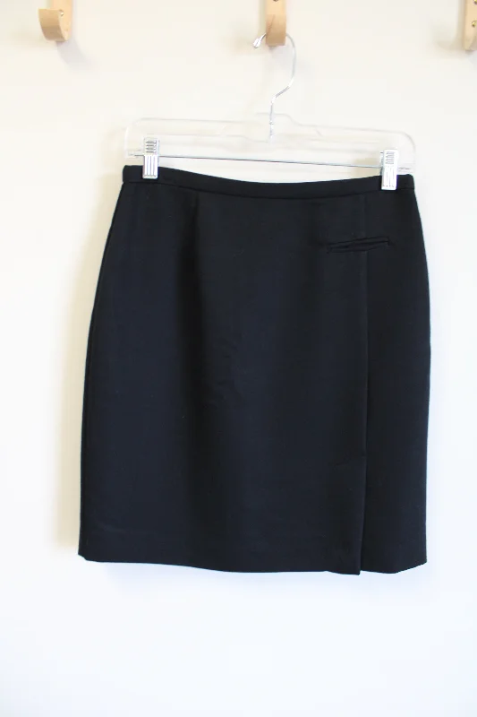 Vintage Michele New York Black Skirt | 6 velvet skirt plush