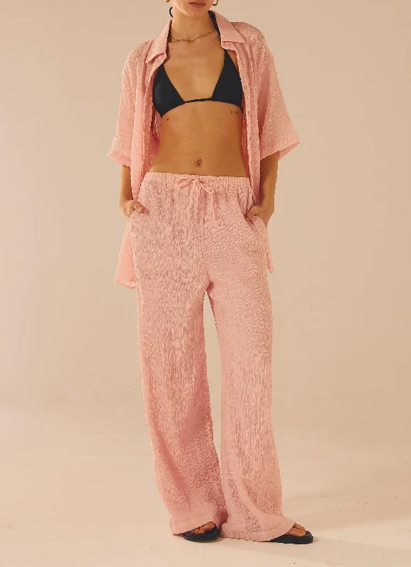 Miami Sunrise Pants - Candy Comfortable Denim Trousers