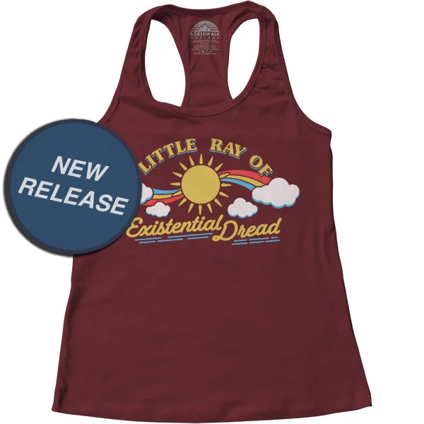 Women's Little Ray of Existential Dread Racerback Tank Top seamless tank top