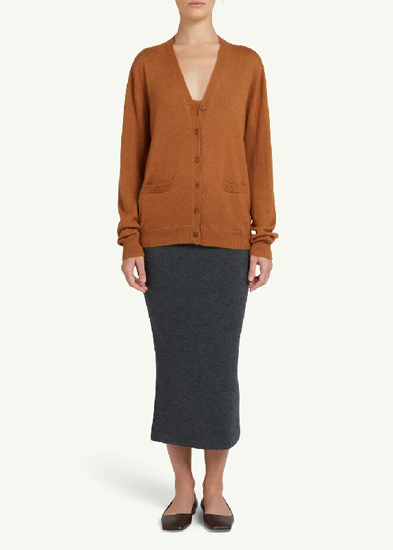 Quinn Cardigan Terry Blend Velvet Blend Canvas Blend