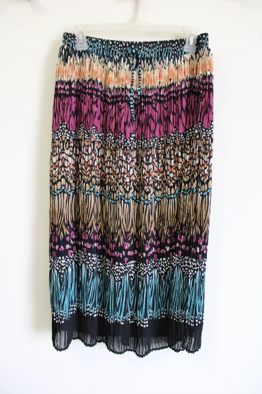 Alfred Dunner Pleated Midi Skirt | 6 Petite denim skirt stylish