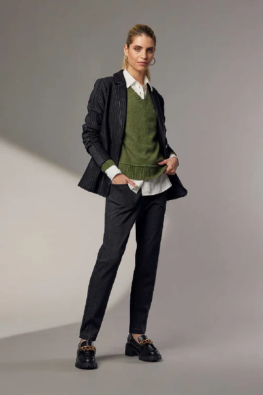 Litt Pant | Black Chic Faux Leather Pants