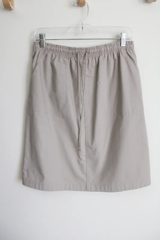 Hasting & Smith Khaki Skirt | M Petite low waist skirt