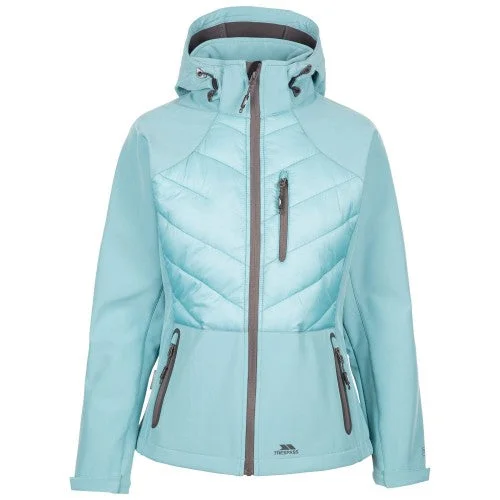 Trespass Womens/Ladies Elvira Soft Shell Jacket Zip Front Button Front Snap Front