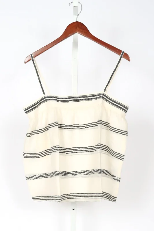 Thea Tank Top - Besela Vanilla loose fit tank