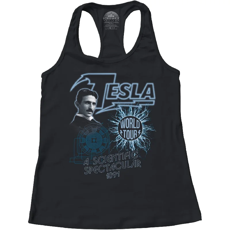 Women's Nikola Tesla World Tour Racerback Tank Top layering tank top