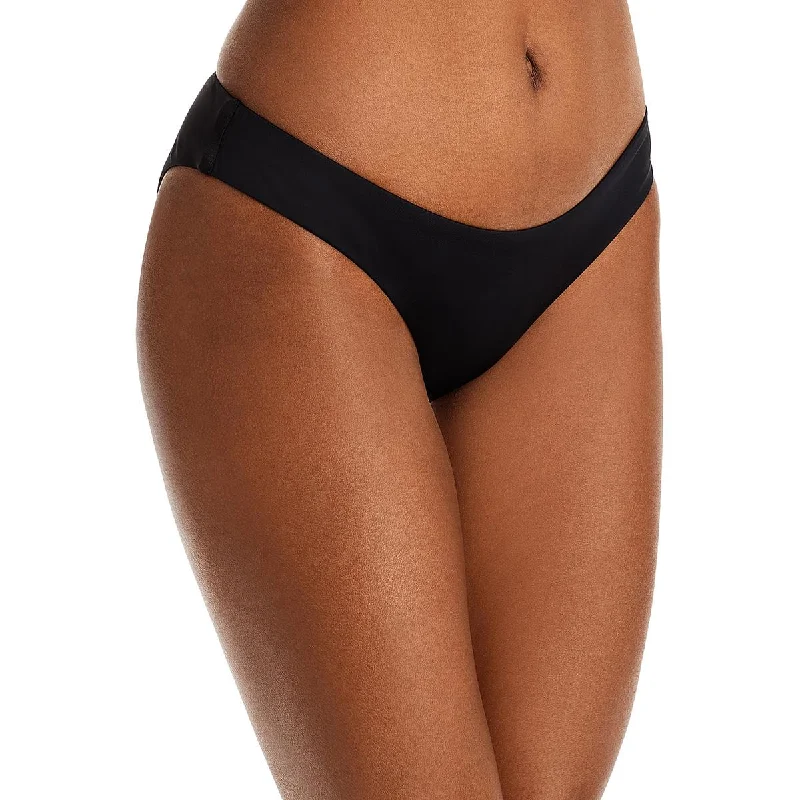 Aqua Womens Solid High Leg Swim Bottom Separates Elegant Swimsuit Bottoms