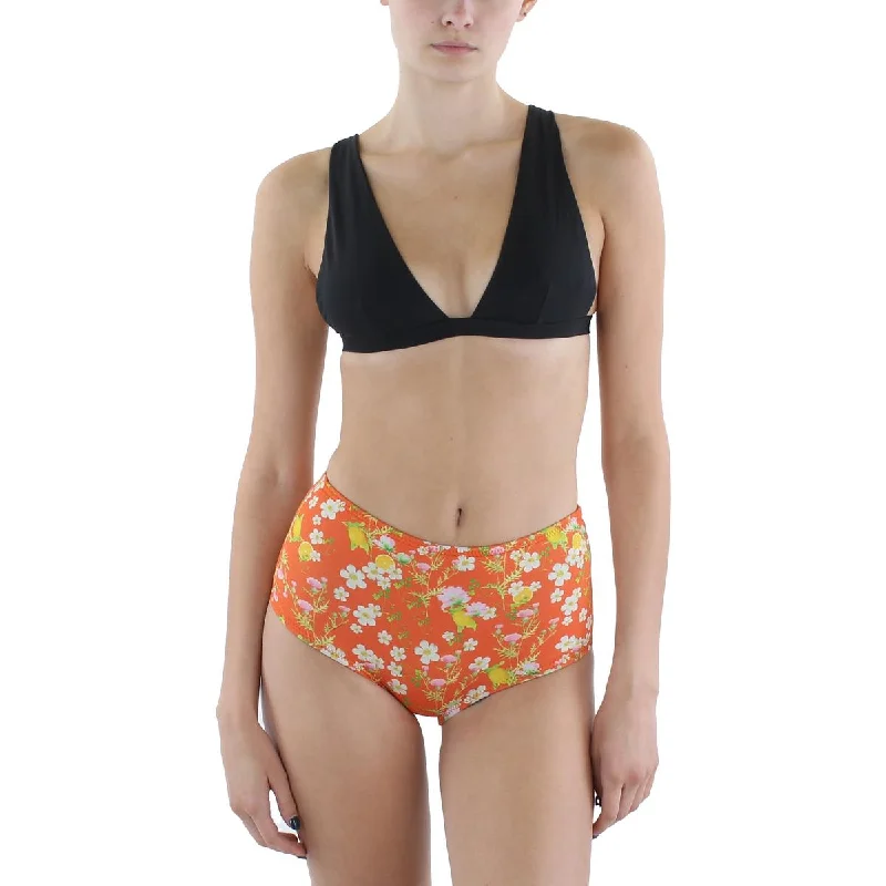 Womens Neoprene Swim Bottom Separates Sexy Swimwear Set