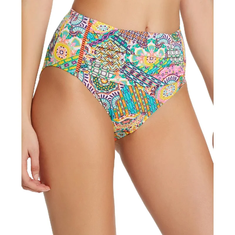 Bleu Rod Beattie Womens Printed Lined Swim Bottom Separates Tie-Back Swimwear