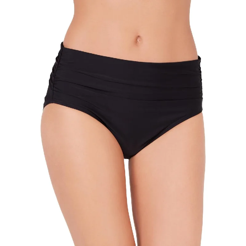 Calvin Klein Womens Convertible High Leg Swim Bottom Separates Mesh Swimsuit Top
