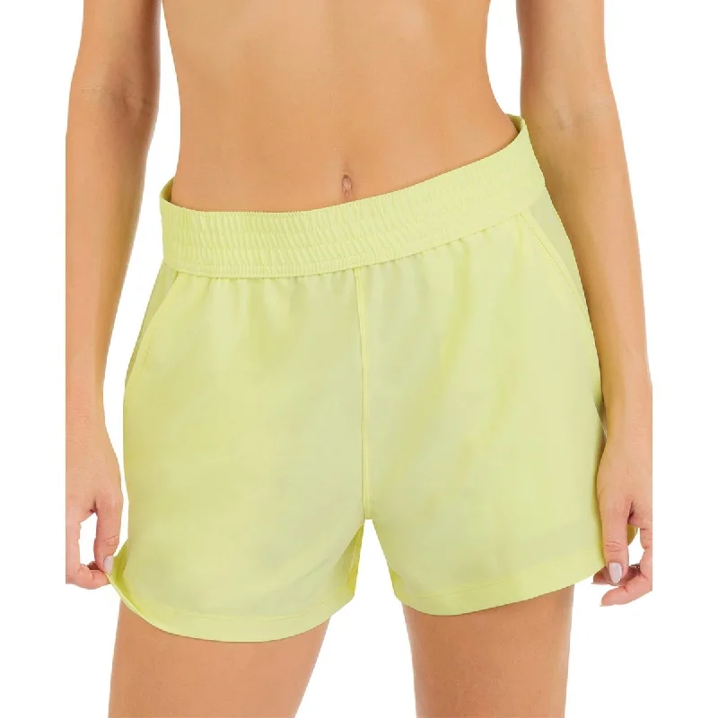 Hurley Womens Juniors Smocked Shorts Swim Bottom Separates Reversible Bikini Set