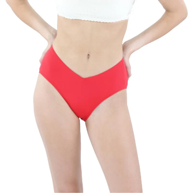 Lauren Ralph Lauren Womens Beach Club Mid-Rise V-Front Swim Bottom Separates Classic Two-Piece Bikini