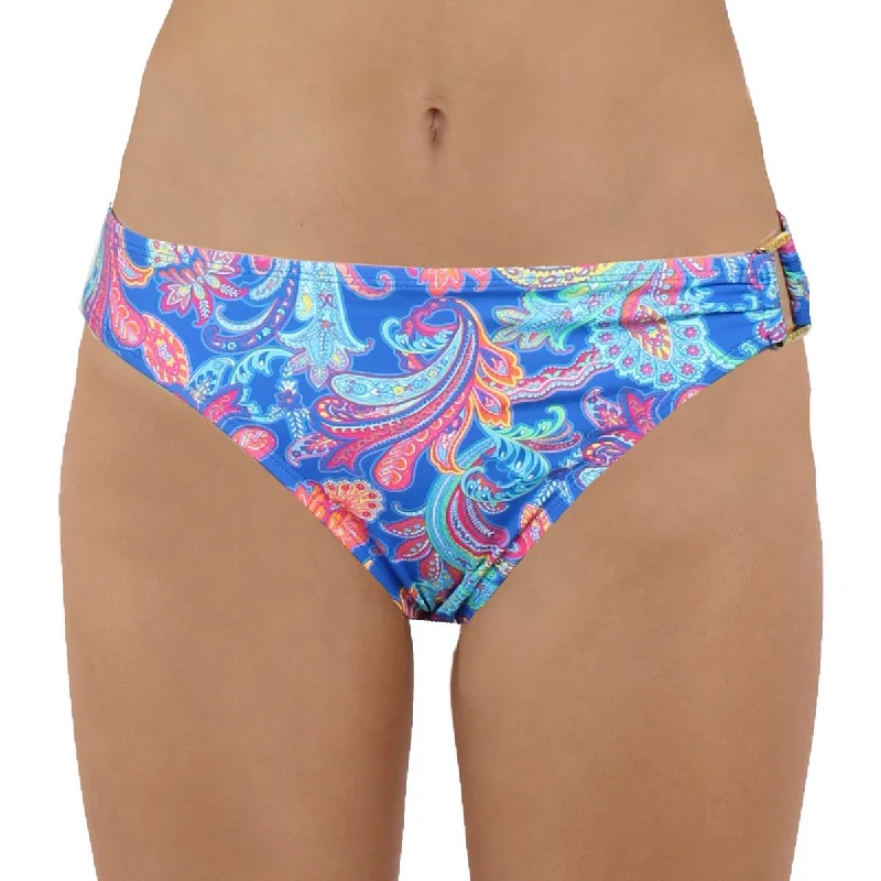 Lauren Ralph Lauren Womens Printed Hipster Swim Bottom Separates Sporty Swim Shorts