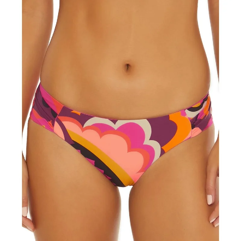 Trina Turk Womens Beachwear Hipster Swim Bottom Separates Mesh Panel Swimwear